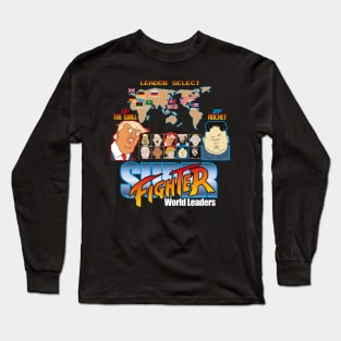 Super Fighter Trump Vs Kim Long Sleeve T-Shirt